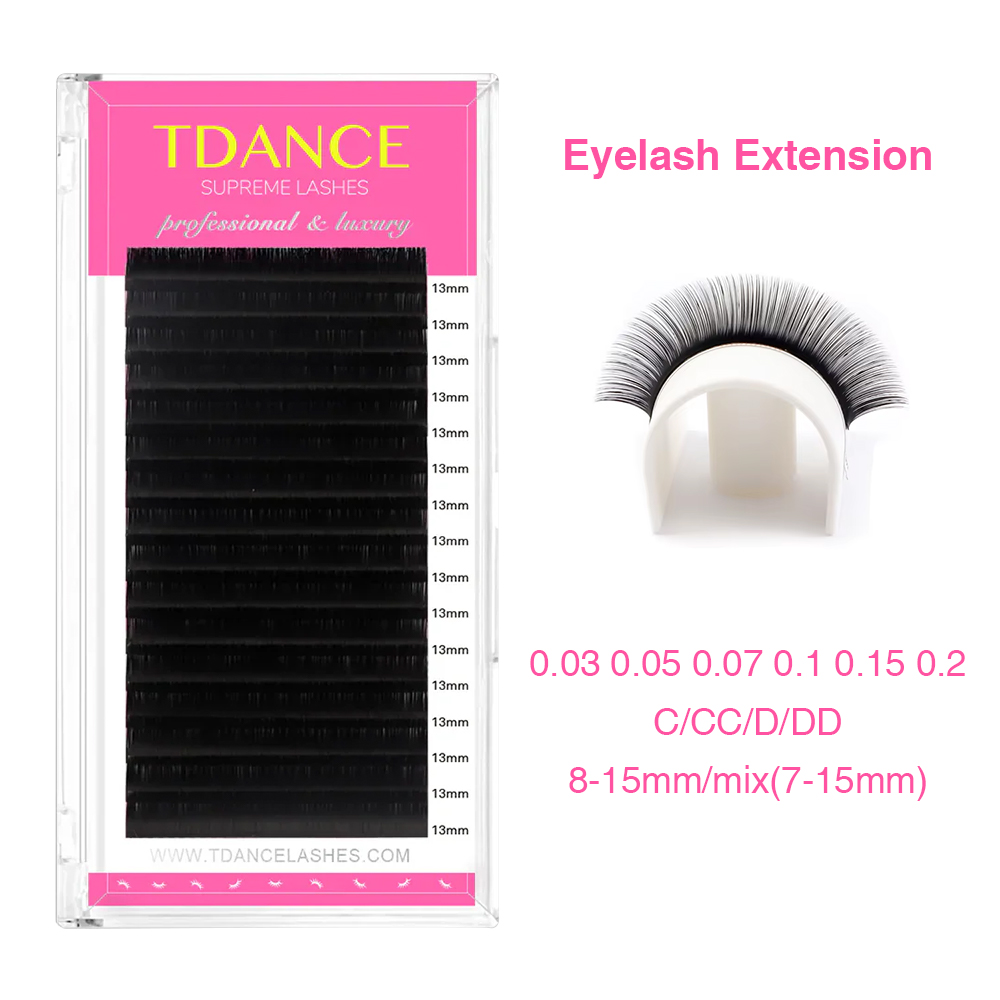Eyelash Extension Course - Индивидуальные Накладные ресницы TDANCE, накладные Профессиональные