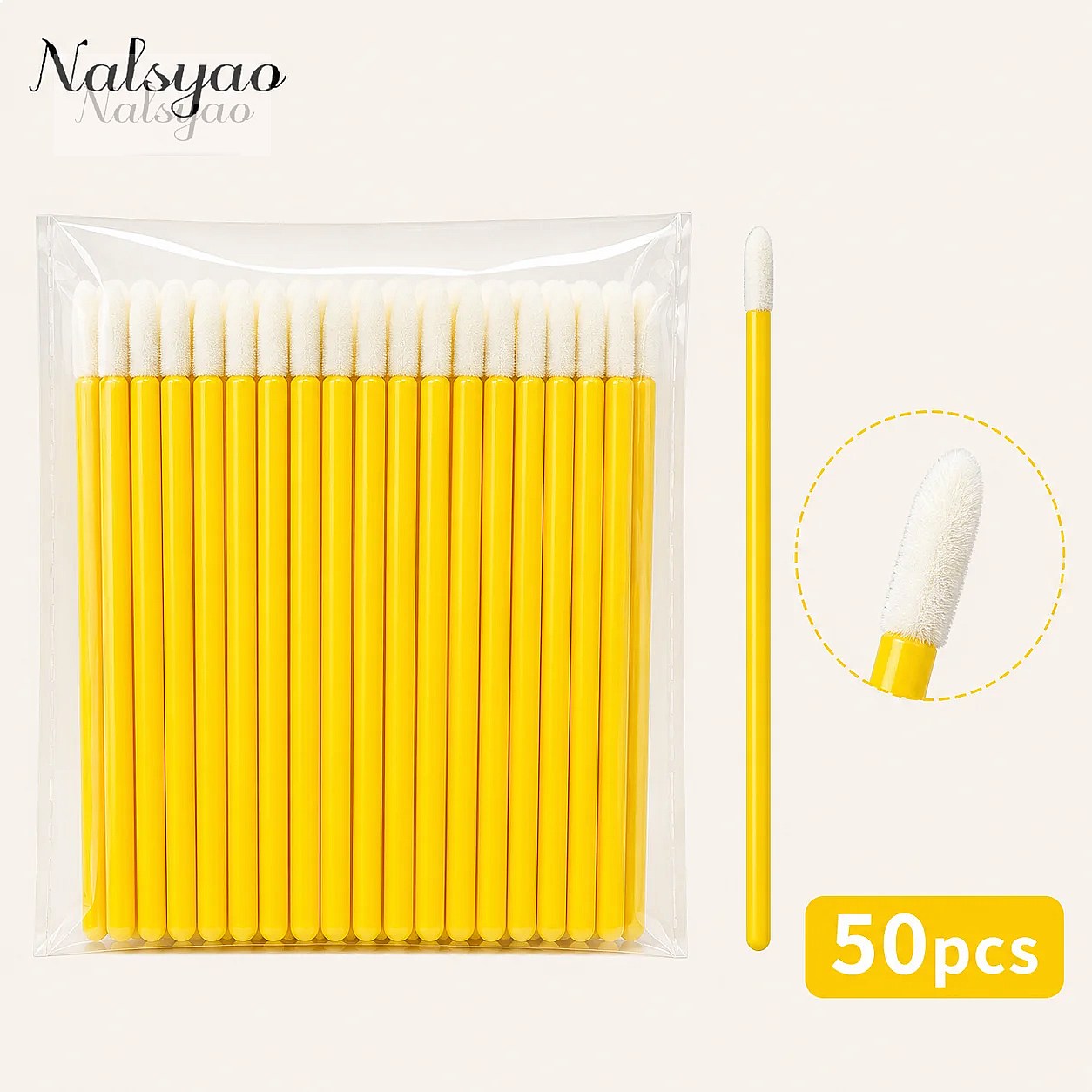 Eyelash Extension Eyelash - 50/500 шт. одноразовых аппликаторов для туши,