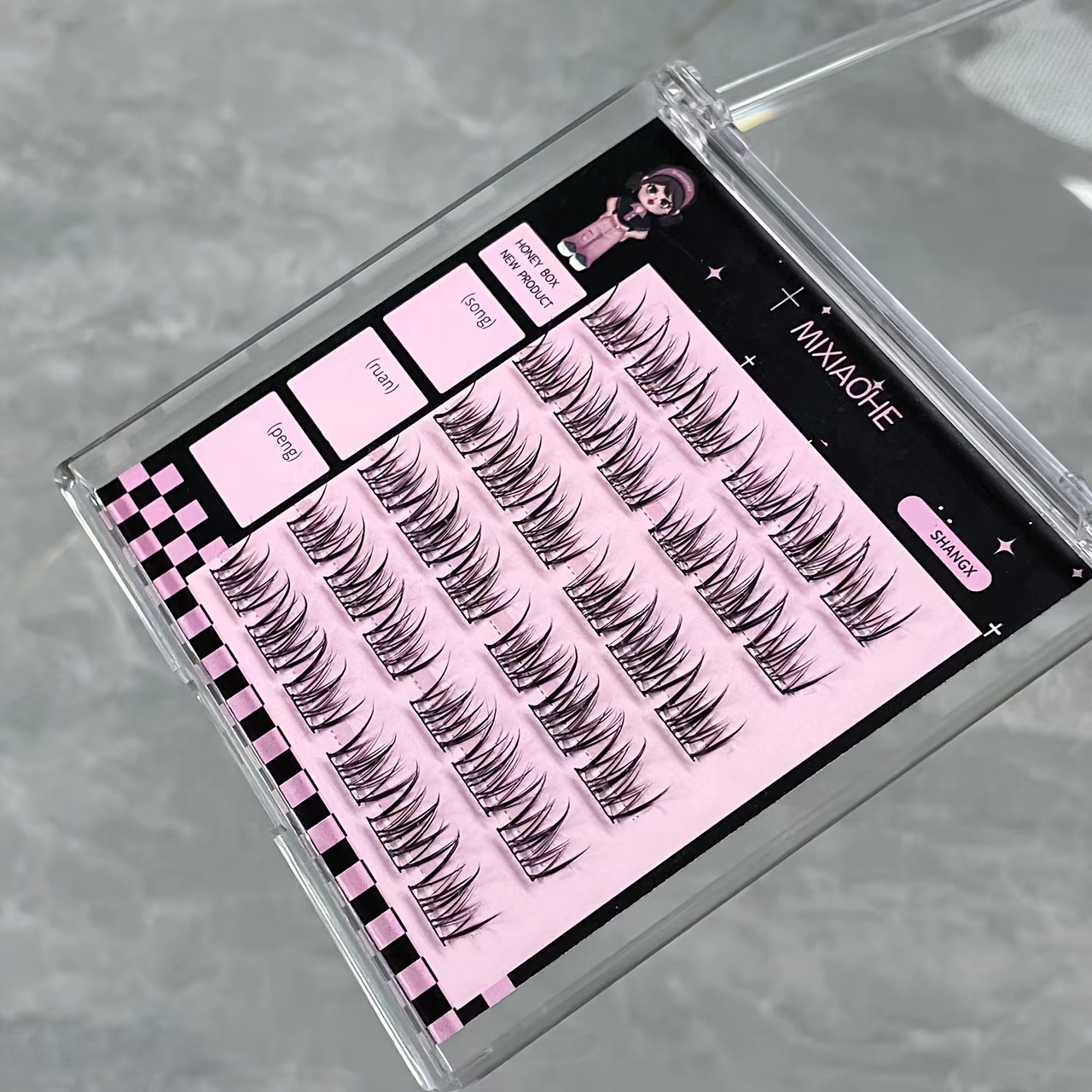 Накладные ресницы Mixiaohe в к – обзор и цена Eyelash Extension Natural