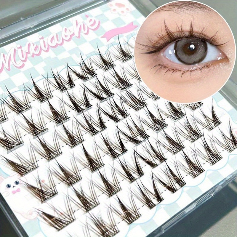 Накладные ресницы Mixiaohe, св – обзор и цена Eyelash Extension Natural