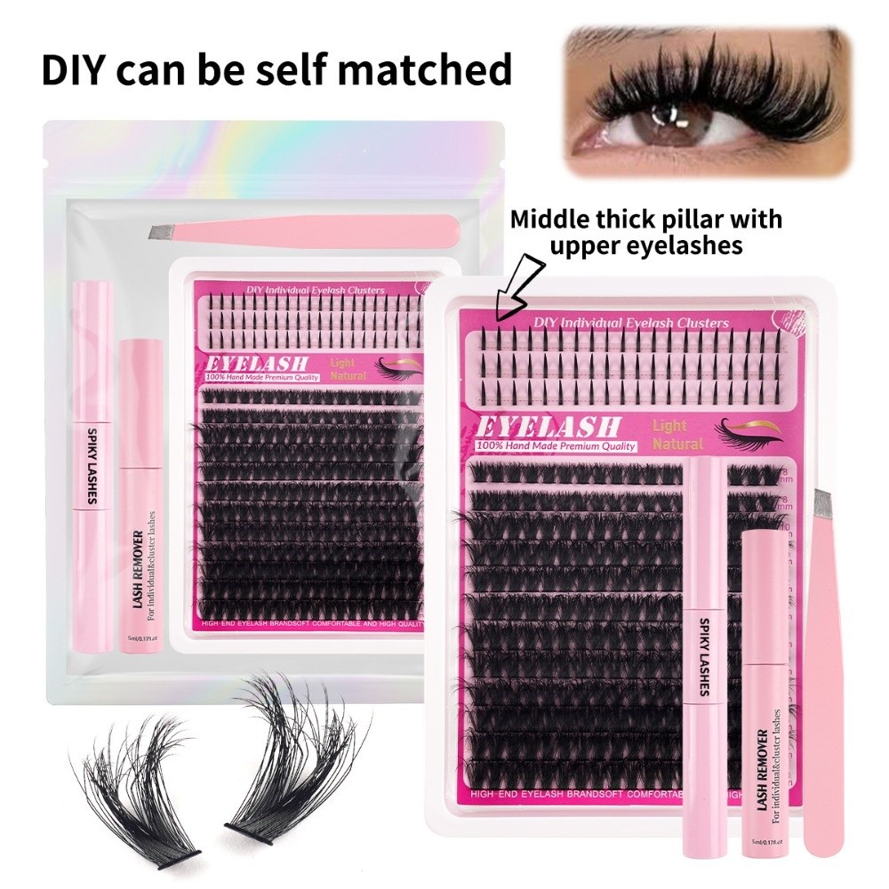 Накладные ресницы 8-18 мм: нат – обзор и цена Eyelash Extension Natural